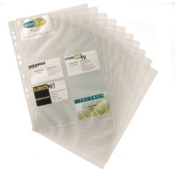 Durable Visifix visitkortsfickor A4, 10 st