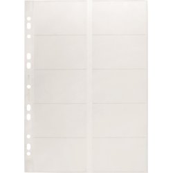 Durable Visifix visitkortsfickor A4, 10 st