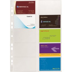 Durable Visifix visitkortsfickor A4, 10 st
