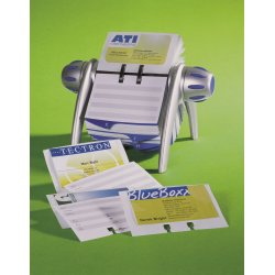 Visitkortsficka Durable Visifix Flip/Desk 40 st