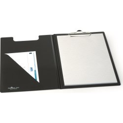 Durable skrivplatta, A4, dubbel, svart
