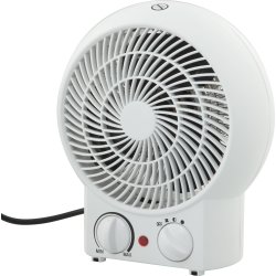 Ventilator och värmefläkt 2000 watt, vit