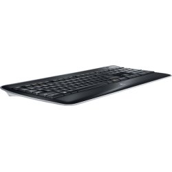 Logitech K800 Illuminated Wireless Keyboard, sort
