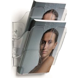 Blankettfack Durable Flexiplus A5 Stående Transp.