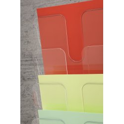 Blankettfack Durable Flexiplus A4 Stående Transp.
