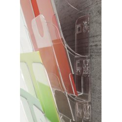 Blankettfack Durable Flexiplus A4 Stående Transp.