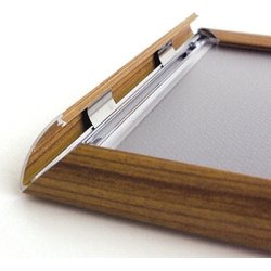 Alu Plakatramme, Snap-frame, 50 x 70 cm, Brun