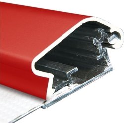 Aluminium snäppram, 50x70 cm, Röd