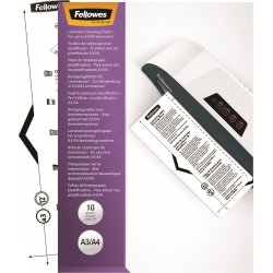 Rengöringsark för lamineringsmaskin Fellowes A3/A4