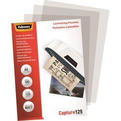 Lamineringsfickor Fellowes Capture A4 125 micron