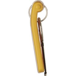 Durable Key Clip nyckelring/bricka, 6 st, gul