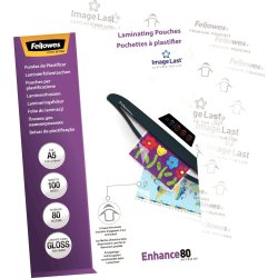 Lamineringsfickor Fellowes Enhance A5 80 micron