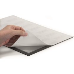 Durable Självhäftande Magnetram A4, svart, 2 st.