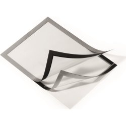Durable Självhäftande Magnetram A4, silver, 2 st.