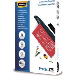 Lamineringsfickor Fellowes Protect A4 175mic Gloss