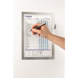 Durable Duraframe®Magnetic Note inforam A4, silver