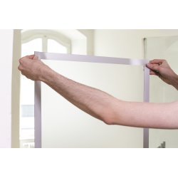Durable Poster Magnetramme 70 x 100 cm, sølv