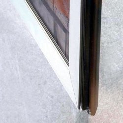 Alu plakatramme t/ Vindue, Snap-frame, 50x70, Sølv
