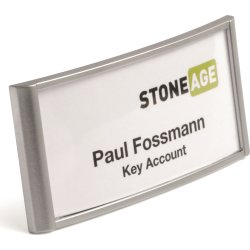 Durable Namnskylt med magnet 30x65 mm, 10 st.