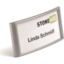 Durable Namnskylt med magnet 34x74 mm, 10 st.