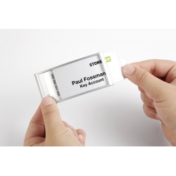 Durable Namnskylt med magnet 30x65 mm, 10 st.