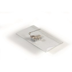 Durable Namnskylt med nål/klämma 54x90 mm, 50 st.