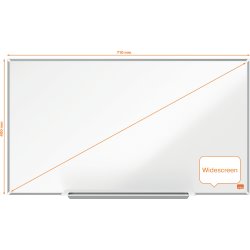 Nobo widescreen whiteboard i hvid - 1,5 x 41,1 cm