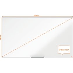 Nobo widescreen whiteboard, hvid, 107,1 x 189,4 cm