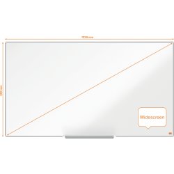 Nobo widescreen hvidt whiteboard – 69,8 x 122,9 cm