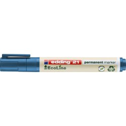 Edding 21 ecoline permanent märkpenna, blå