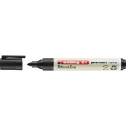 Edding 21 ecoline permanent märkpenna, svart