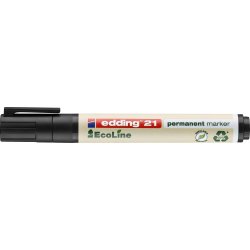 Edding 21 ecoline permanent märkpenna, svart