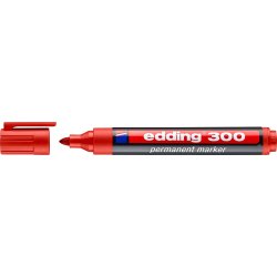 Edding 300 permanent märkpenna, röd