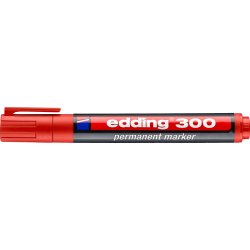 Edding 300 permanent märkpenna, röd