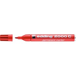 Edding 2000C Permanent marker, rød