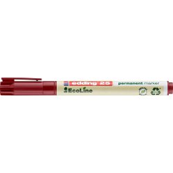 Märkespenna Edding 25 Ecoline permanent röd