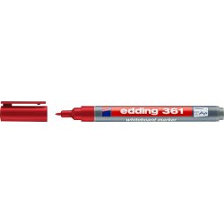 Whiteboardpenna Edding 361 Röd
