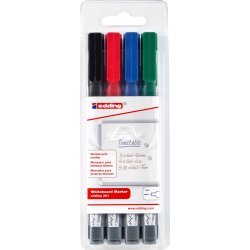 Whiteboardpenna Edding 361 4 färger