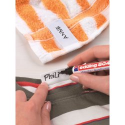 Märkpenna Edding 8040 Laundry Svart