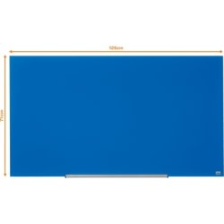 Whiteboard Nobo Diamond Glas Blå 71,1x126 cm