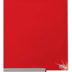 Whiteboard Nobo Diamond Glas Röd 38,1x67,7 cm