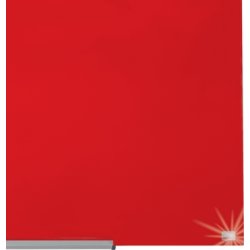 Whiteboard Nobo Diamond Glas Röd 55,9x99,3 cm