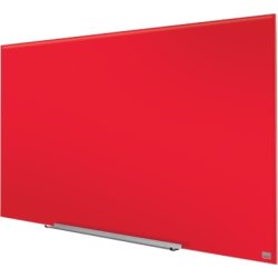 Whiteboard Nobo Diamond Glas Röd 71,1x126 cm