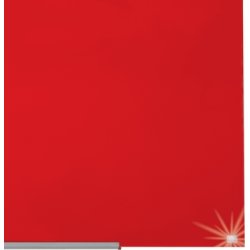 Nobo Diamond glastavle i rød, 57" - 71,1 x 126 cm