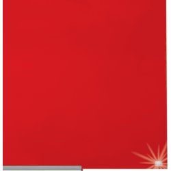 Whiteboard Nobo Diamond Glas Röd 71,1x126 cm