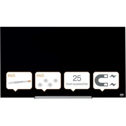 Whiteboard Nobo Diamond Glas Svart 55,9x99,3 cm