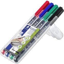Staedtler Lumocolor universal marker, 1,0 mm, 4stk