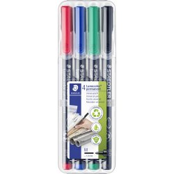 Staedtler Lumocolor universal marker, 1,0 mm, 4stk