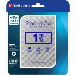 Extern HDD Verbatim Store ‘N’ Go 2,5” 1TB USB3.0