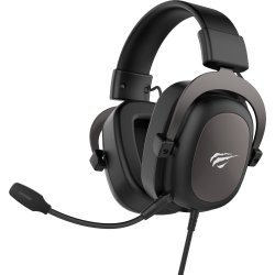 Havit H2002U Gaming Headset, sort/metalgrå